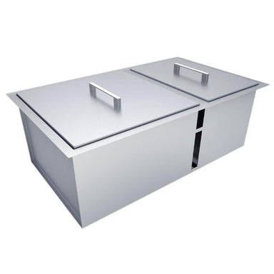 Sunstone Over Under Double Basin Sink | 304 Stainless Steel