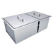 Sunstone Over Under Double Basin Sink | 304 Stainless Steel