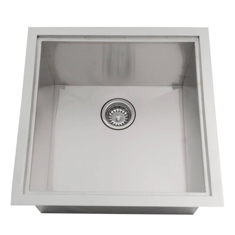 Sunstone Over Under Single Basin Sink | 304 Stainless Steel