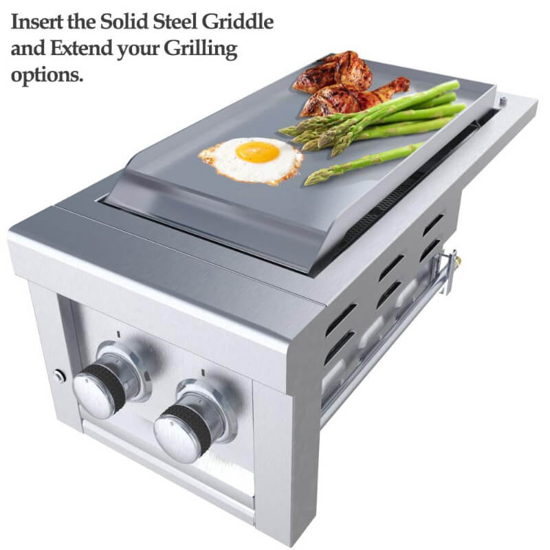 Sunstone Ruby Series 13 Inch Companion Pro Griller | Griddle Upgrade