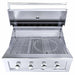 Sunstone Ruby 36-Inch 4-Burner Gas Grill | Variable Cooking Surface