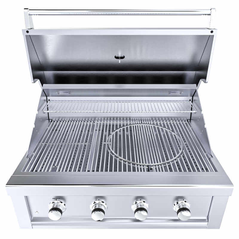 Sunstone Ruby 36-Inch 4-Burner Gas Grill | Variable Cooking Surface