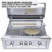 Sunstone Ruby 36-Inch 4-Burner  Gas Grill | Pizza Stone Upgrade