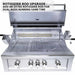 Sunstone Ruby 36-Inch 4-Burner  Gas Grill | Rotisserie Dual Holder