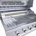 Sunstone Ruby 5BIR Built In Gas Grill | Heat Zone Separators