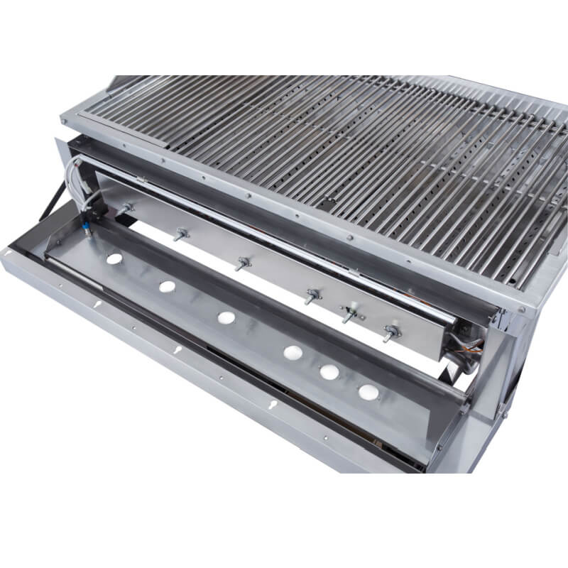 Sunstone Ruby 42-Inch 5-Burner Built-In Grill With Pro-Sear | Control Panel Access