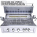 Sunstone Ruby 5BIR 5 Burner Built In Gas Grill | Rotisserie Kit