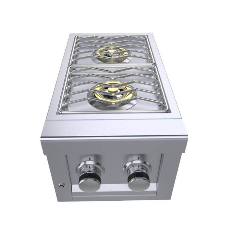 Sunstone Ruby Versa Double Burner | 304 Stainless Steel 