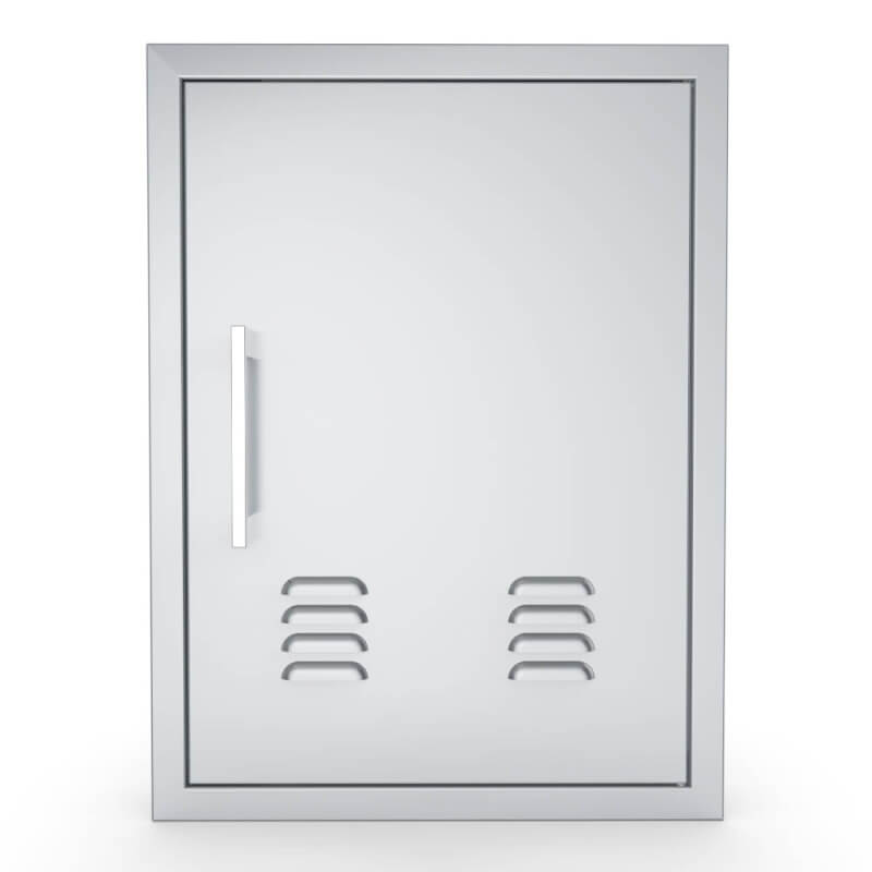 Sunstone Signature 17" × 24" Vertical Vented Access Stainless Steel Door