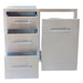 Sunstone Signature 30-Inch Tank Tray Triple Drawer Combo | Drawers Opened