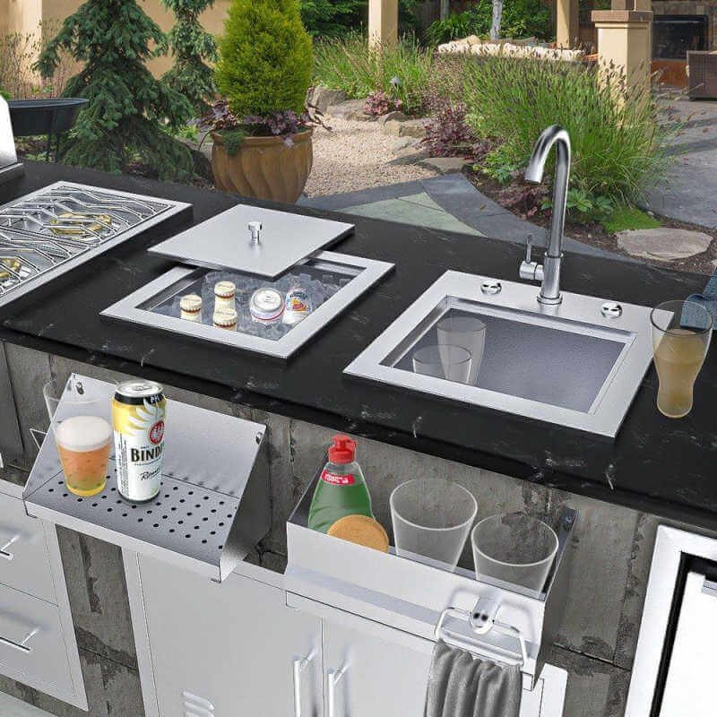 Sunstone Texan Series 15 Inch Bar Sink | n Outdoor Kitchen