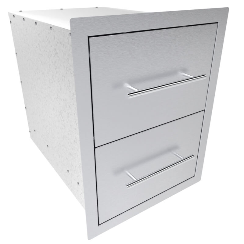 Sunstone Texan Series 16 Inch Paper Towel Holder Drawer | Enclosed Drawer Compartment