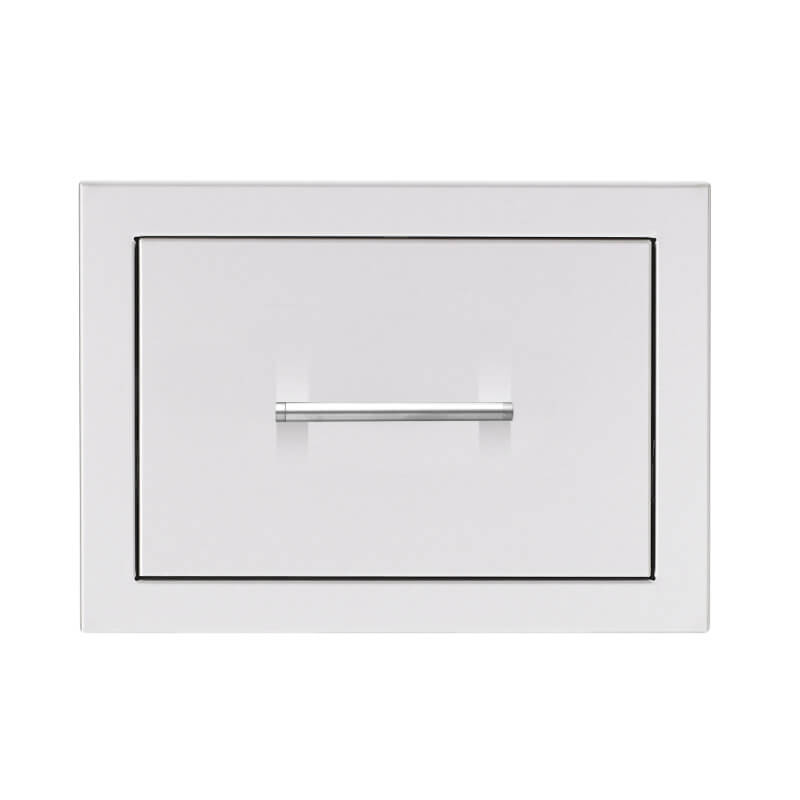 TrueFlame 17-Inch Stainless Steel Flush Mount Single Drawer - TF-DR1-17-A