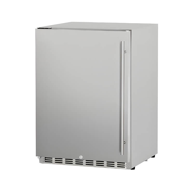 TrueFlame 24 Inch 5.3 Cu. Ft. Deluxe Outdoor Refrigerator | Left Side Hinge