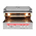 TrueFlame 32 Inch 4 Burner Built-In Gas Grill | Multi Position Grill Hood Hinge