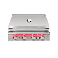 TrueFlame 32 Inch 4 Burner Built-In Gas Grill - TF32