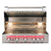 TrueFlame 40 Inch 5 Burner Built-In Gas Grill | 304 Stainless Steel Construction