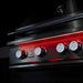 TrueFlame 40 Inch 5 Burner Built-In Gas Grill | Red LED Lights on Control Panel
