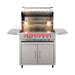 TrueFlame 40 Inch 5 Burner Freestanding Gas Grill | Infrared Rotisserie Burner Included