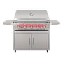 TrueFlame 40 Inch 5 Burner Freestanding Gas Grill