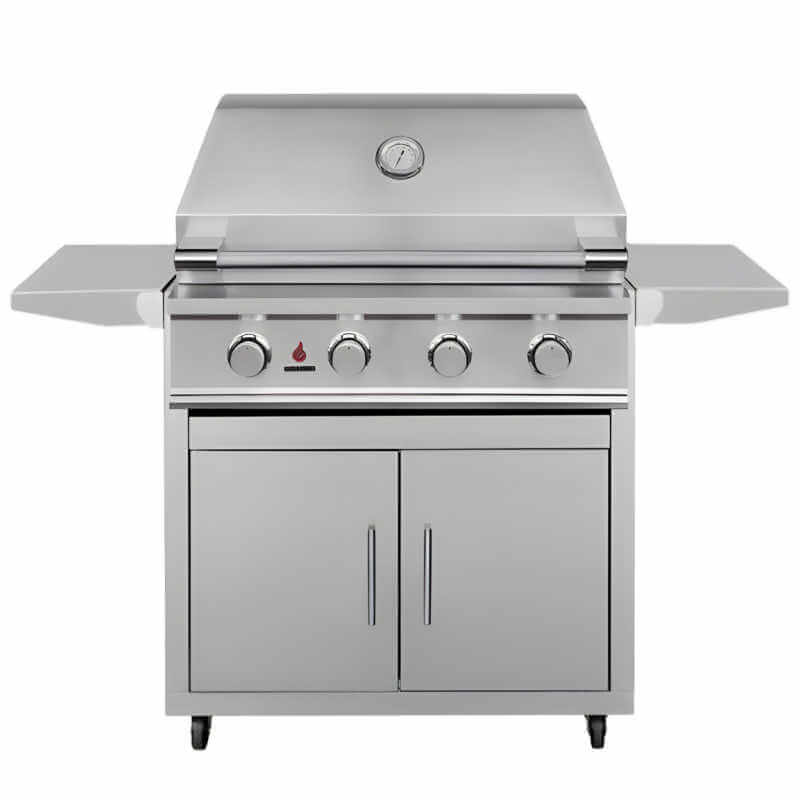 TrueFlame E Series 32 Inch 4 Burner Freestanding Gas Grill - TFE32