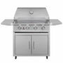 TrueFlame E Series 32 Inch 4 Burner Freestanding Gas Grill