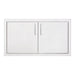 TrueFlame 33-Inch Stainless Steel Double Access Door - TF-DD-33