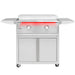 Trueflame 30 Inch Freestanding Gas Griddle | 304 Stainless Steel Cover