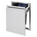 win Eagles 18-Inch Tall Single Trash Drawer | 304 Stainless Steel