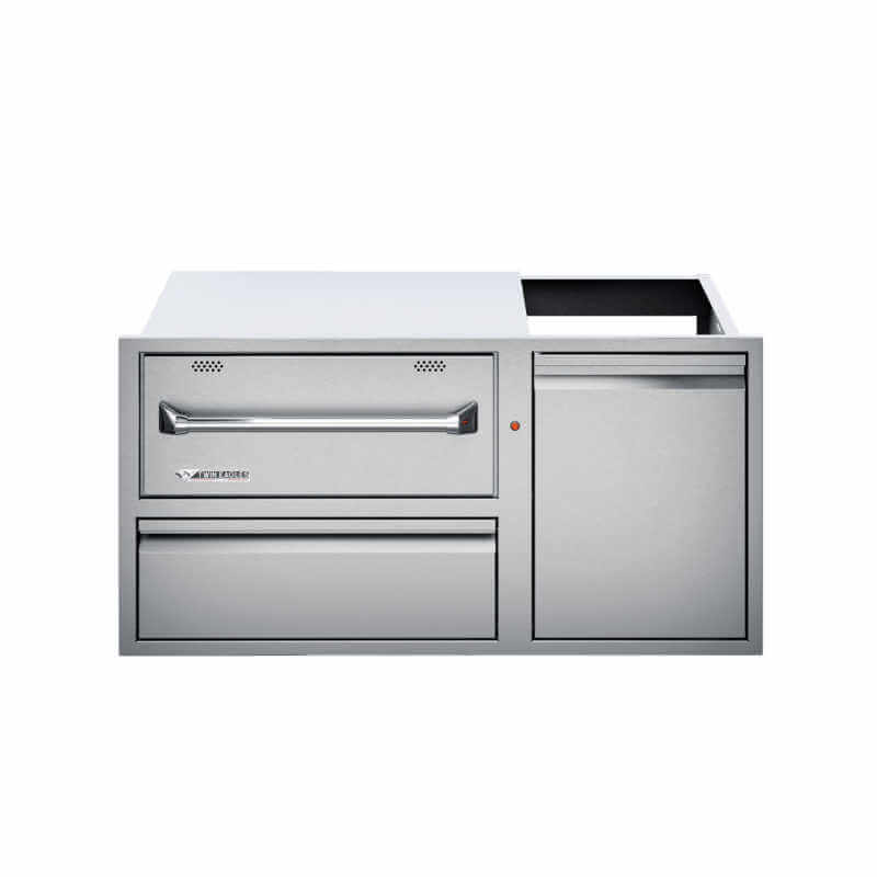 Twin Eagles 42" Warming Drawer Combo | With 2.1 Cu. Ft. Utility Drawer