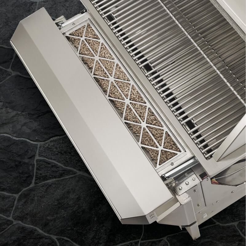 Twin Eagles Built-In Pellet Grill | 13 lb. Front Loaded Hopper