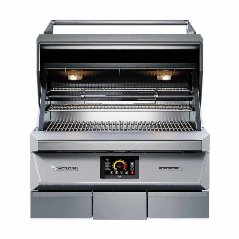 Twin Eagles Pellet Grill with Rotisserie