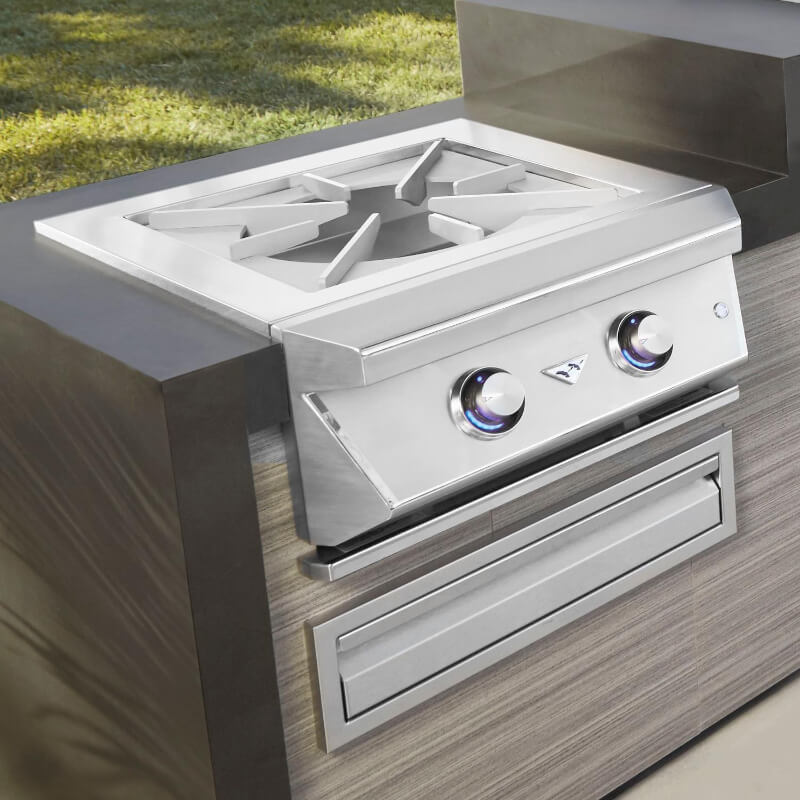 Twin Eagles Power Burner | In Outdoor Kitchen