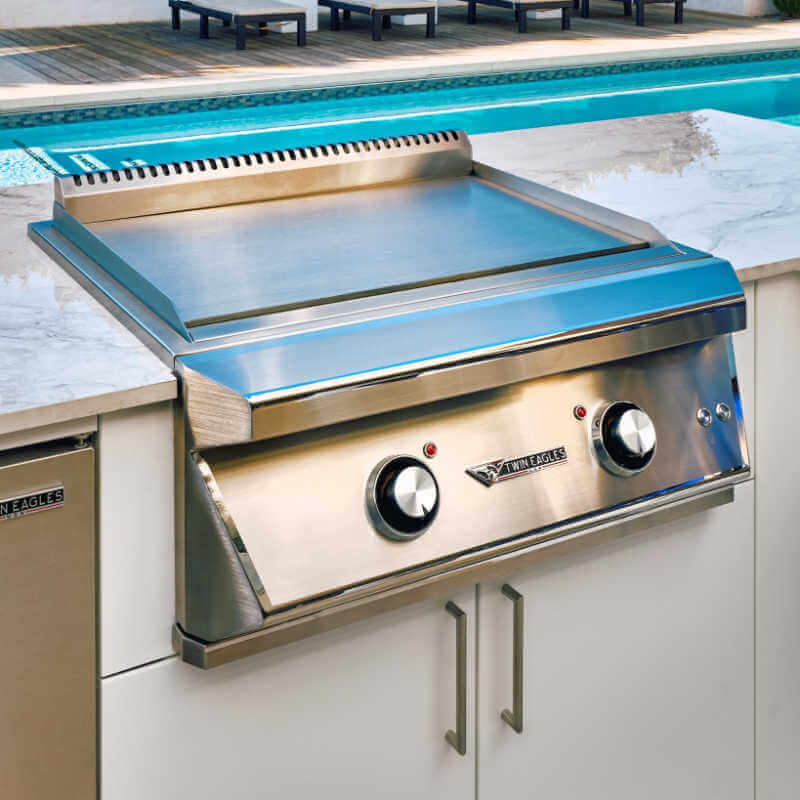 Twin Eagle Teppanyaki Griddle | Shown Built-In