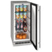 U-Line 15-Inch 3.1 Cu. Ft. Outdoor Refrigerator | 3 Adjustable Glass Shevles