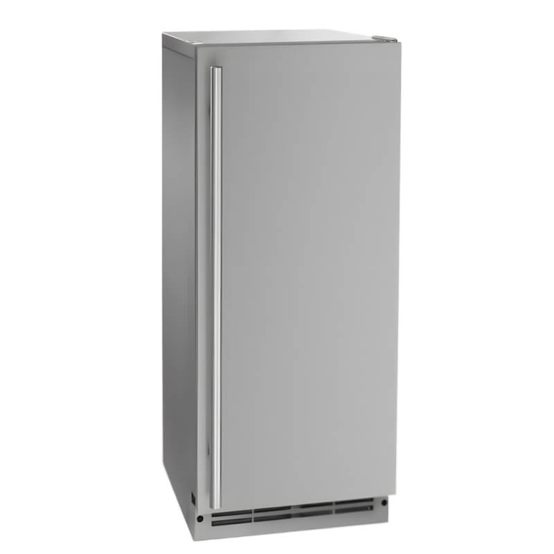 U-Line 15-Inch 55 Lb. Outdoor Rated Nugget Ice Maker w/ Stainless Steel Door