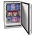 U-Line 24-Inch 4.9 Cu. Ft. Outdoor Convertible Freezer | Shown With Food