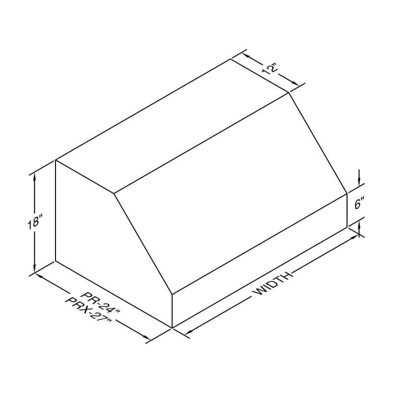 Vent-A-Hood 42 x 30-Inch 900 CFM Stainless Steel Premium Magic Lung Hood with EZ Clean Tray and Internal Blower