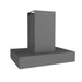 Vent-A-Hood 42-Inch ARS Duct-Free Contemporary Island Range Hood Split-Layer CIEAH6-K42 Stainless Steel