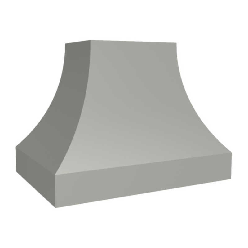 Vent-A-Hood 66-Inch 1100 CFM Designer Series Island Hood Concave Linear Lip JDIH466C3 Stainless Steel