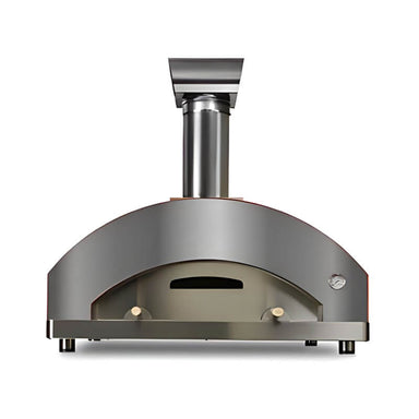 Vesuvio Massimo Wood Fired Countertop Pizza Oven | Stainless Steel Finish