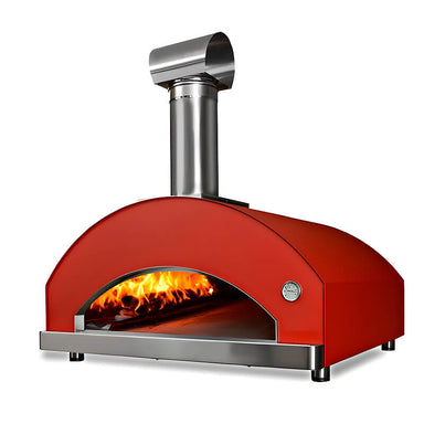 Vesuvio Massimo Wood Fired Countertop Pizza Oven | Tomato Red