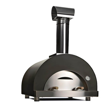 Vesuvio Medio Wood Fired Countertop Pizza Oven | Powdered Coated Black Olive