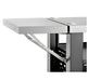 Vesuvio Medio Wood-Fired Pizza Oven Cart | Stainless Steel Folding Shelf