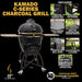 Vision Grills Professional C-Series Ceramic Kamado Grill in Black Details