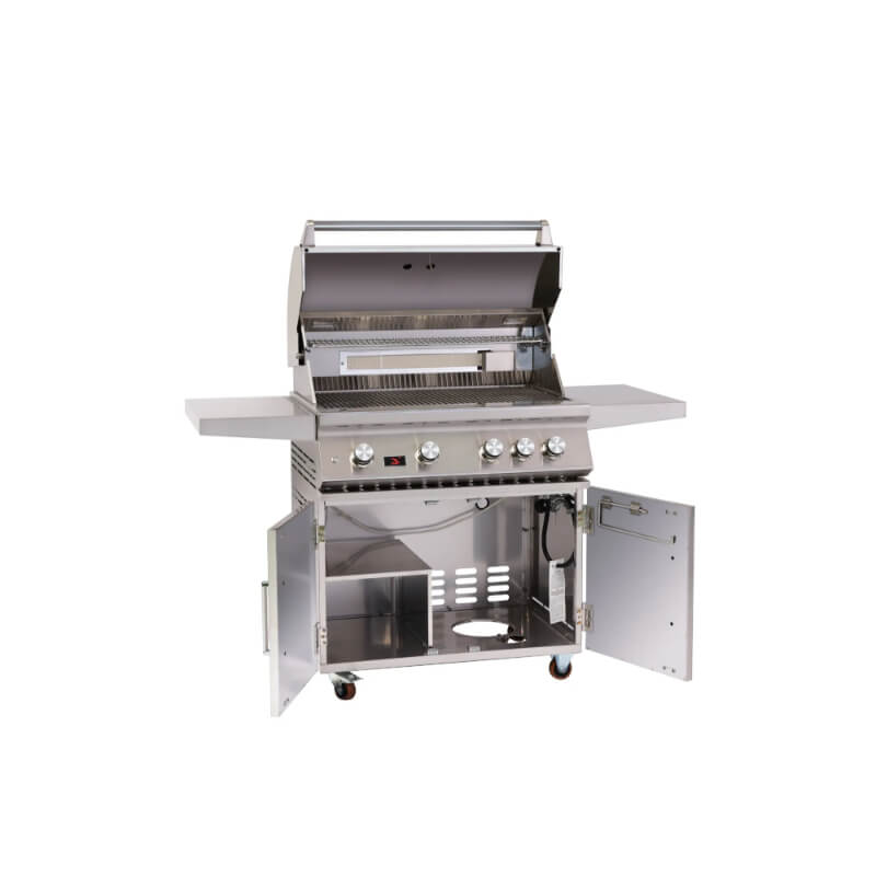 Whistler 4 Burner Freestanding Gas Grill | Propane Tank Holder