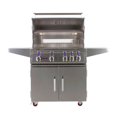 Whistler 4 Burner Freestanding Gas Grill | Side Shelves