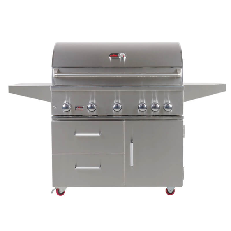 Whistler 5 Burner Freestanding Gas Grill | 304 Stainless Steel