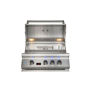 WHISTLER Built-In 3 Burner | Dual Halogen Grill Lights