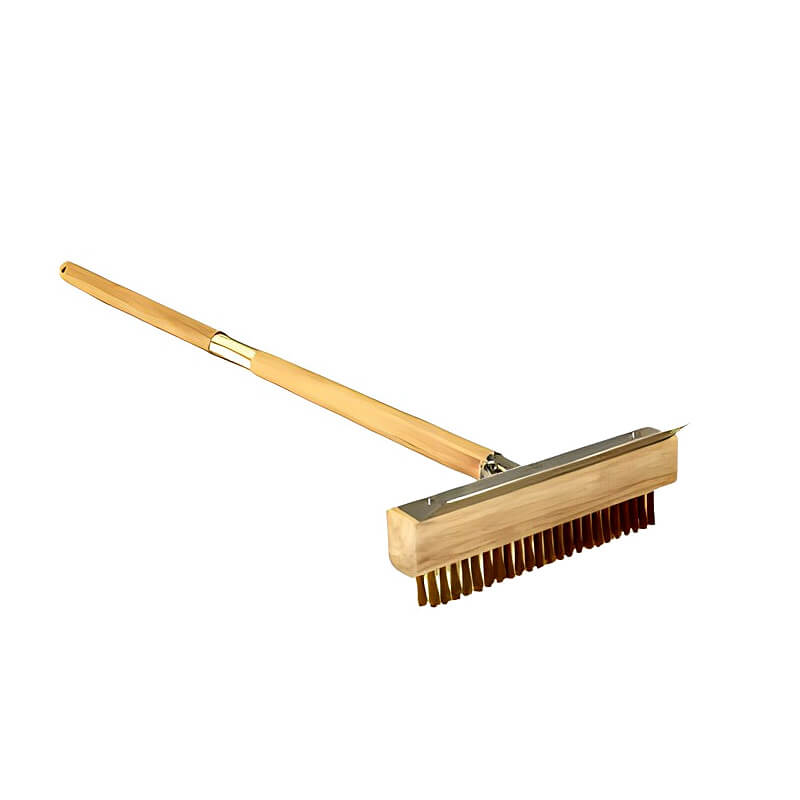 WPPO 36-Inch Pizza Oven Brush with Scraper